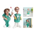 thumbnail image 1 of 2 Esculturas de Resina Modernas Macarena Centro de Mesa Coleccionable Estatuas de Doctor Pincel 8x5x16cm, 1 of 8