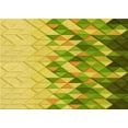 thumbnail image 1 of Ahgly Company Machine Washable Indoor Rectangle Transitional Dark Yellow Green Area Rugs, 5' x 8', 1 of 7