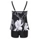 thumbnail image 4 of Gibobby Conjunto de Bikini para Mujer Bikini de cintura alta para mujer, bañador Sexy de realce de dos piezas, traje de baño Vintage de dos piezas, conju(Negro,G), 4 of 5