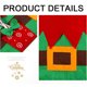 thumbnail image 4 of Juego de 2 manteles individuales para comida, cuencos y platos, decoración para fiestas navideñas, Papá Noel, 4 of 5