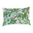 thumbnail image 4 of Jordan Manufacturing 12" x 18" Jabber Clover Multicolor Tropical Rectangular Outdoor Lumbar Throw Pillow (2 Pack), 4 of 12