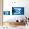 thumbnail image 4 of Elephant Stock Lovatnet Lake View Wall Art - Horizontal Canvas Wall Art - Living Room Wall Decor - Nature Canvas - Brown And Blue Decor - 12" x 8", 4 of 8