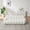 White, variant on 87.4" Cloud Series Minimalist Button-Tufted 3-Seater Sofa, Chenille Upholstered Couch with Square Arms, No Assembly Required