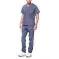 Dagacci Medical Uniform Unisex Men and Women VNeck Top Joggers Pants