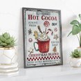 thumbnail image 2 of Putuo Decor-señal para colgar en la pared de Feliz Navidad, lienzo de cacao caliente, póster, arte de pared, decoración navideña para el hogar, 2 of 4