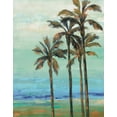 thumbnail image 2 of Gango Home Decor Tropical Copper Palms I & II by Silvia Vassileva (Ready to Hang); Two 11x14in Black Framed Prints, 2 of 5