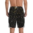 thumbnail image 5 of Salouo Spiderweb Bats And A Spider Pattern Men's Sleep Pajama Shorts,Pajama Bottoms Elastic Waistband Sleep Pajama Short PJ Shorts for Men -XX-Large, 5 of 6