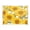 Sunflowers Pattern, variant on Acrylic Tray Clear Serving Tray Rectangle Decorative Tray with Cut Handle Watercolor Orchids and Lilies