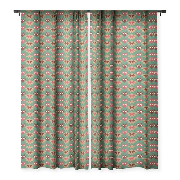 Society6 Gabriela Fuente Astra Single Panel Sheer Window Curtain 50" x 108"
