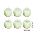 thumbnail image 3 of 6-Pack Flameless LED Candles – Battery Operated Apple Tea Lights, Halloween Christmas Decor, Wedding Centerpieces, Safe Flickering Electric Candles, Holiday Home Accessories, 3 of 6