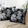 thumbnail image 3 of LALILO Throw Pillow Covers Black And White Dot Polka Baby Big Cushion Cover 18" x 18", 1895 Pack, 3 of 6