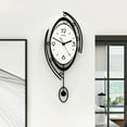 thumbnail image 5 of Living Room Wall Clock Large 3D Modern Luxury Style Metal Home Decoration, 5 of 9