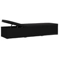 thumbnail image 5 of vidaXL Patio Lounge Chair Outdoor Sunlounger Sunbed with Cushion Poly Rattan, 5 of 7