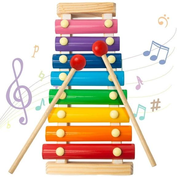 Xylophone for Kids, Xylophone Musical Toy with Child Safe Mallets Educational Musical Instruments Toy for Toddlers 1-3