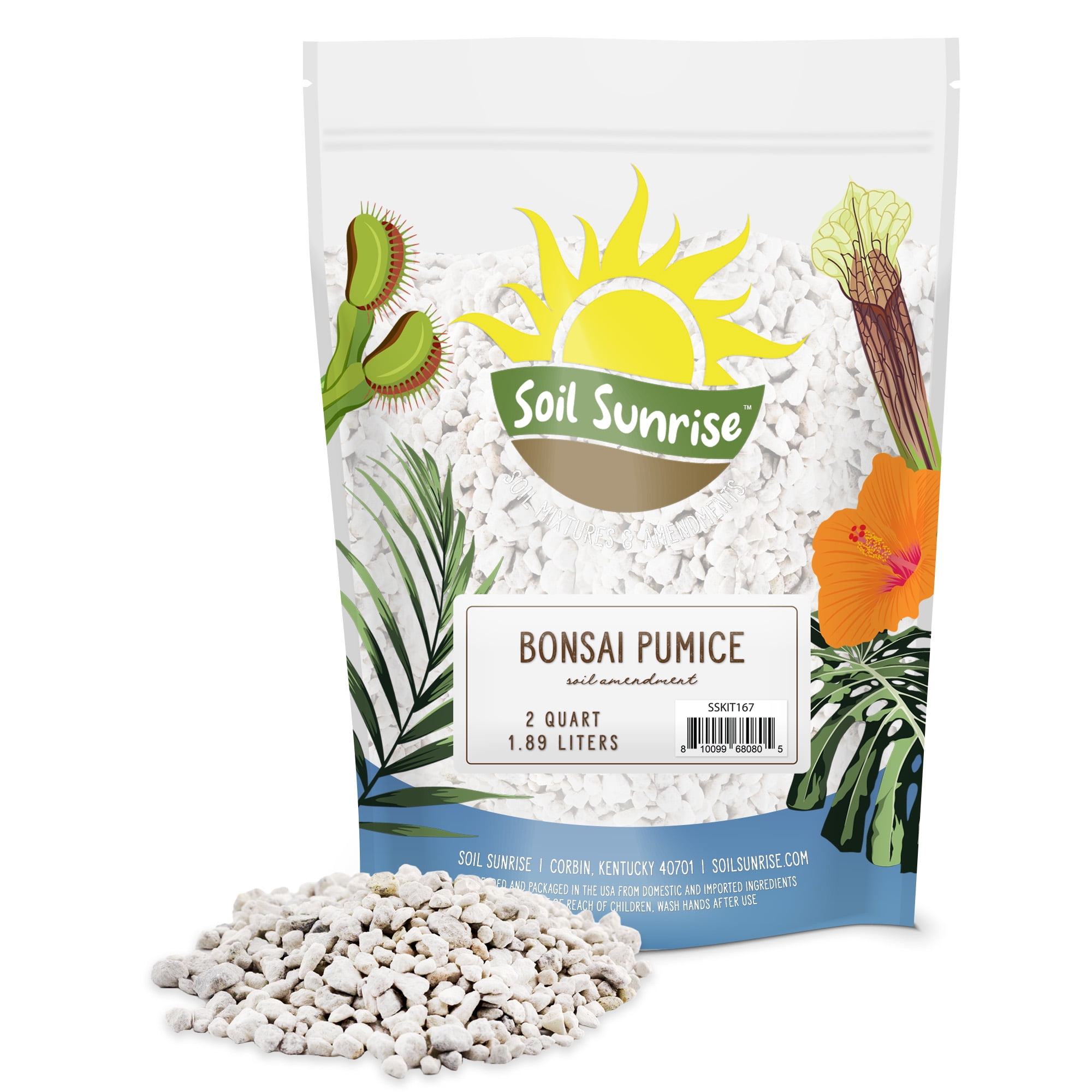 Horticultural Bonsai Pumice Soil Amendment (2 Quarts), 3.5LB Ideal