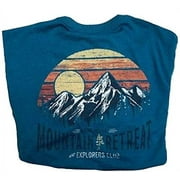 G.H. Bass & Co. Men's Short Sleeve Graphic Print T-Shirt (Blu Sapphire Heather, X-Large)