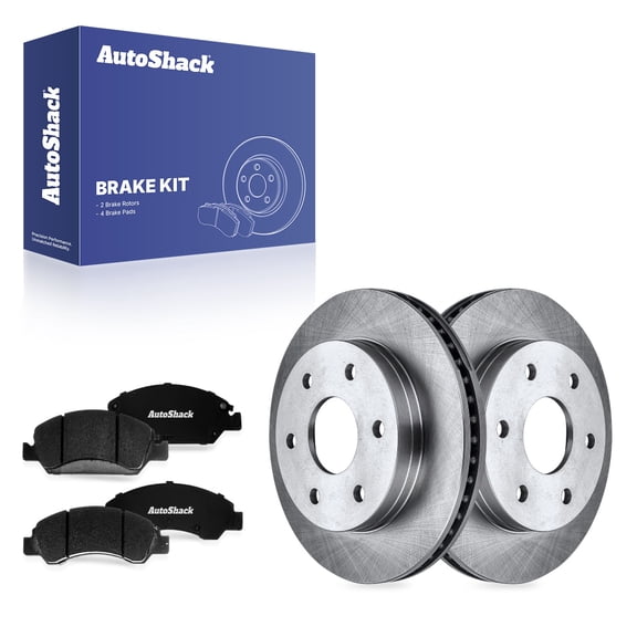 AutoShack Front Vented Brake Rotors   Premium Ceramic Pads 6-PC Brake Kit Replacement for 2007 GMC Sierra 1500 Classic 2005-2006 GMC Sierra 1500 11.99" (304.6 mm)