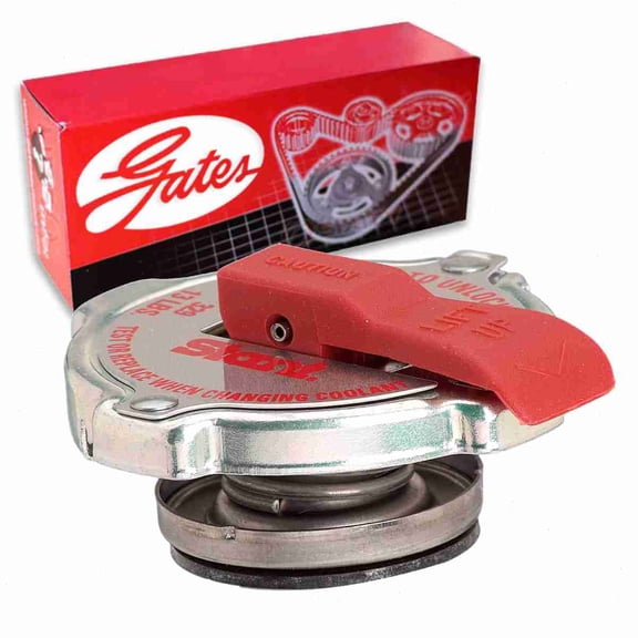 Gates Radiator Cap compatible with Jeep Cherokee 2.5L 2.8L 4.0L L4 L6 V6 1984-1995