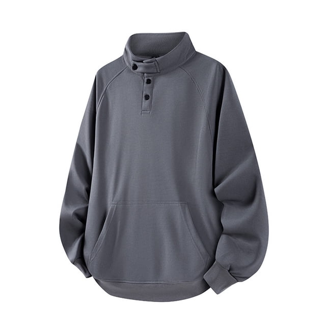 Veste en Molleton pour Hommes, Décontractée, Épaisse, à Col Montant, Blouse pour la Randonnée et le Camping