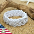 thumbnail image 7 of 2 Pcs Sailor Knot Bracelets - Nautical Knot Rope Bracelets - Natural and White Sailor Bracelets for Men and Women - Fishermans Bracelet Set, 7 of 7
