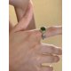 thumbnail image 4 of 6pcs/Set Women's Emerald Ring, Minimalist Design With High-End And Luxurious Feeling, Adjustable Open Ring, 4 of 5