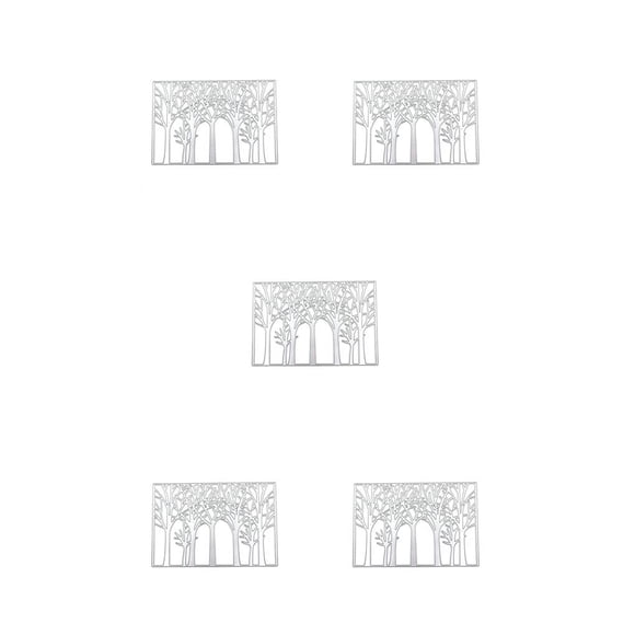 Guardoinrt Craft Die Cutter High-carbon Steel Creative Exquisite Stenciling Mold Wear-resistant Handicrafts Works for DIY Making as shown 5Set