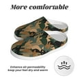 thumbnail image 6 of Yiaed Camouflage Rabbit Print Slippers Fuzzy Warm Cozy Slippers Non Slip House Slippers For Indoor Outdoor Slippers House Slippers-46/47, 6 of 7