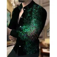thumbnail image 1 of Camisa de lujo de moda 2024 para hombre, estilo social, con botones tipo polo, informal, con estampado occidental, cárdigan de fiesta para hombre, talla grande S-6XL, 1 of 6
