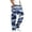 Royal Blue, variant on TOMVIGX Cargo Pants for Men Drawstring Sweatpants Elastic Waist Athletic Hiking Workout Pants Casual Straight Leg Trousers Baggy Work Pants