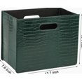 Magaznine Rack Magazine Basket with Holder, Foldable Magazine Rack Green - Walmart.com