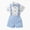 E02-Light Blue, variant on Kaprioy Boys Easter Outfit Toddler Baby Long Sleeve Plaid Prints T Shirt Tops Pants Child Kids Fashionable Clothing Cute Stylish Streetwear Outfit Set Toddler To Big Kid