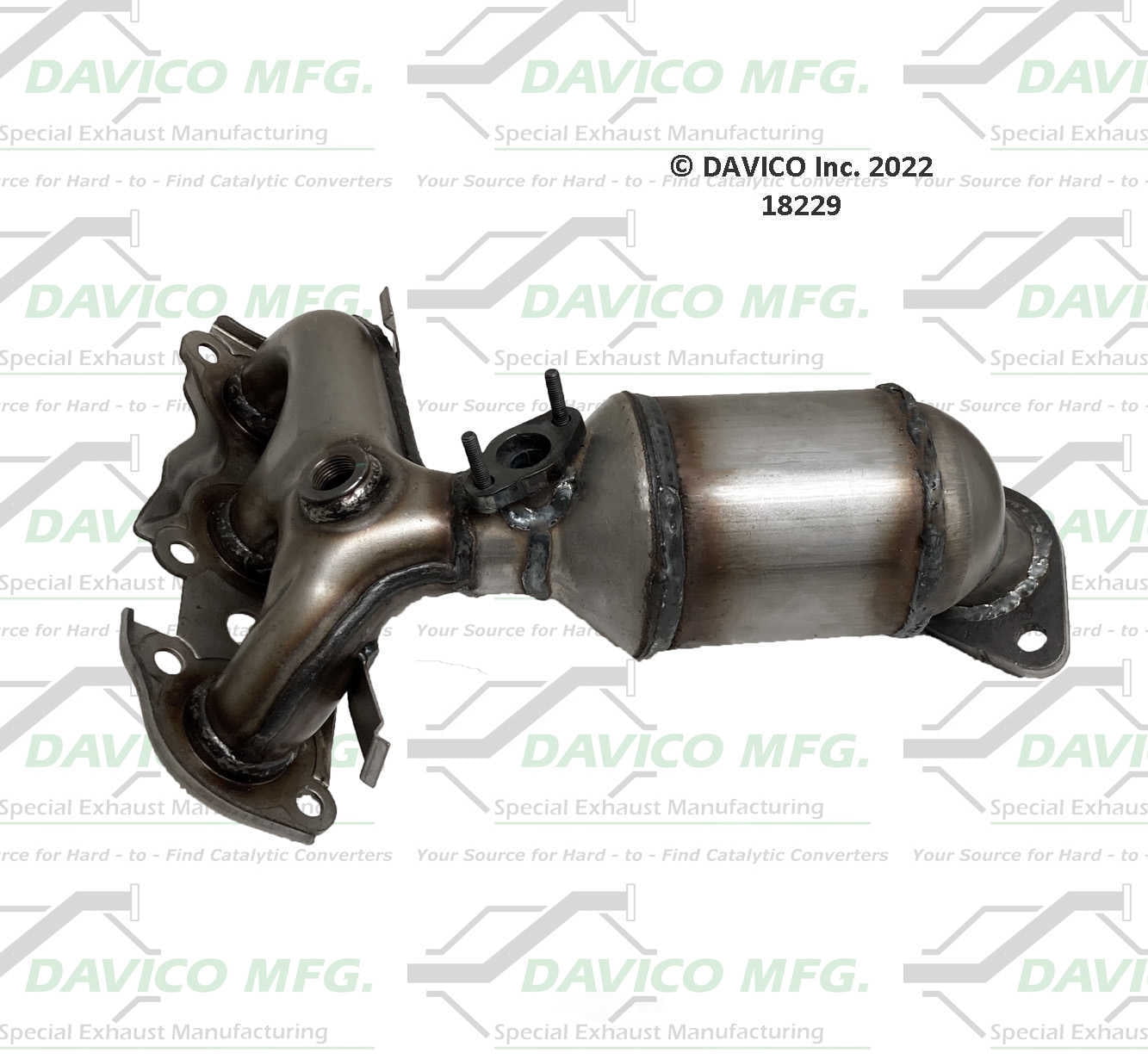 Davico 18229 Catalytic Converter, OE Replacement, Front, Passenger Side Fits select: 2002-2006 TOYOTA CAMRY, 2002-2003 LEXUS ES