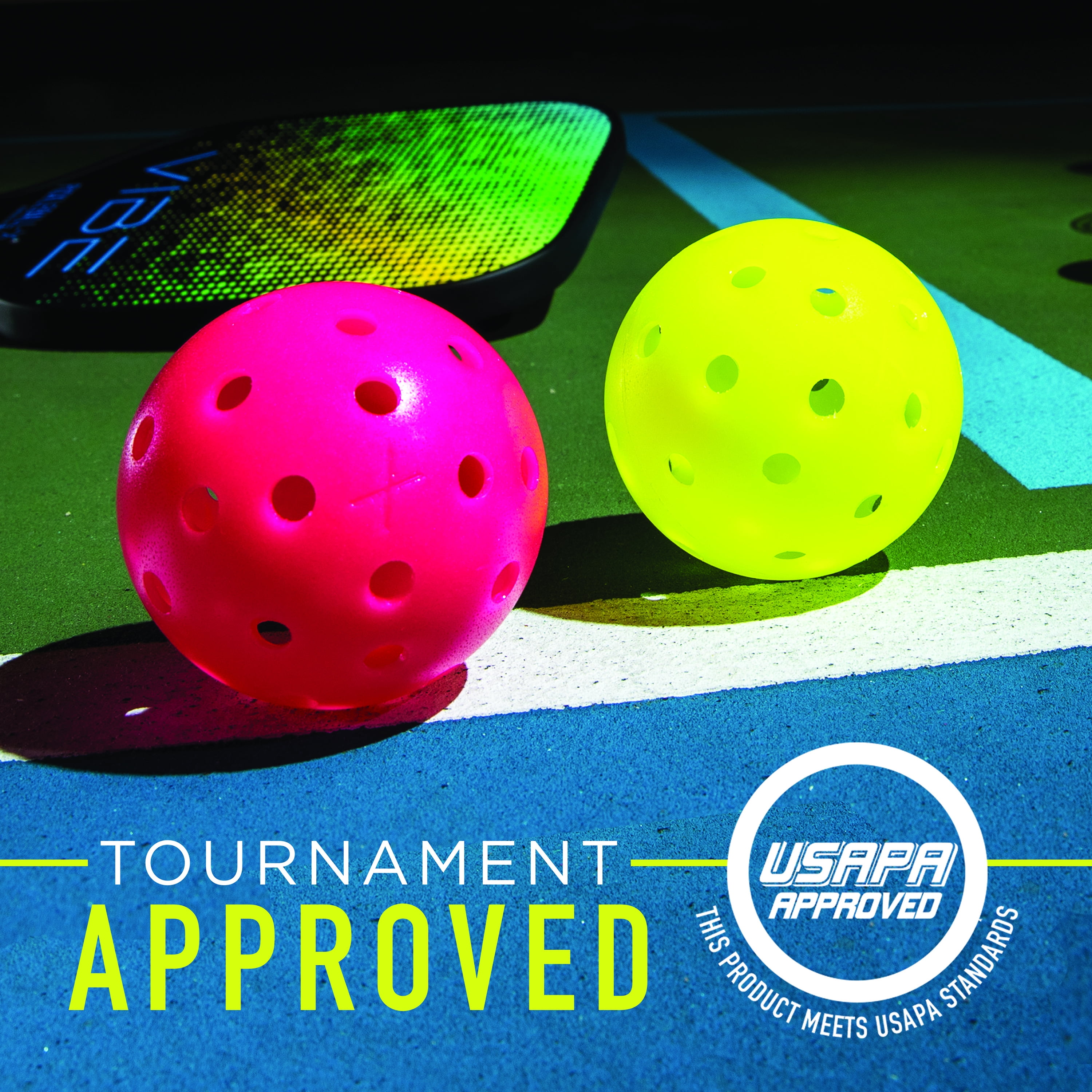 Franklin Sports X-40 USAPA Approved Pickleballs - 100 Pack - Pink