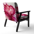 thumbnail image 5 of Designart "Eruption Of Rasberry Blush Joy IV" Upholstered Abstract Liquid Ink Accent Chair and Modern & Contemporary Arm Chair - Multiple Color & Pattern, 5 of 7