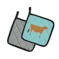 thumbnail image 2 of Caroline's Treasures Jersey Cow Blue Check Pair of Pot Holders, 2 of 3