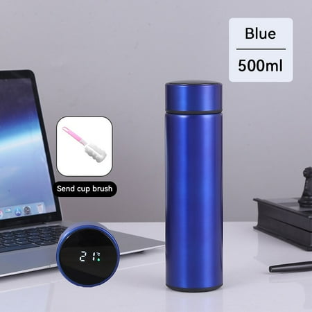 

500ML Intelligent Digital Thermos Bottle Touch Display Temperature Stainless Steel Insulated Water ttle Garrafa Termica Agua