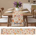 thumbnail image 4 of Welcome Summer Beach Shell Table Runner 13x48in Non-Slip Cotton Linen Table Runners, Conch Coastal Nautical Seaside Dresser Scarves TableRunner for Dinner Kitchen Dining Wedding Party, 4 of 9