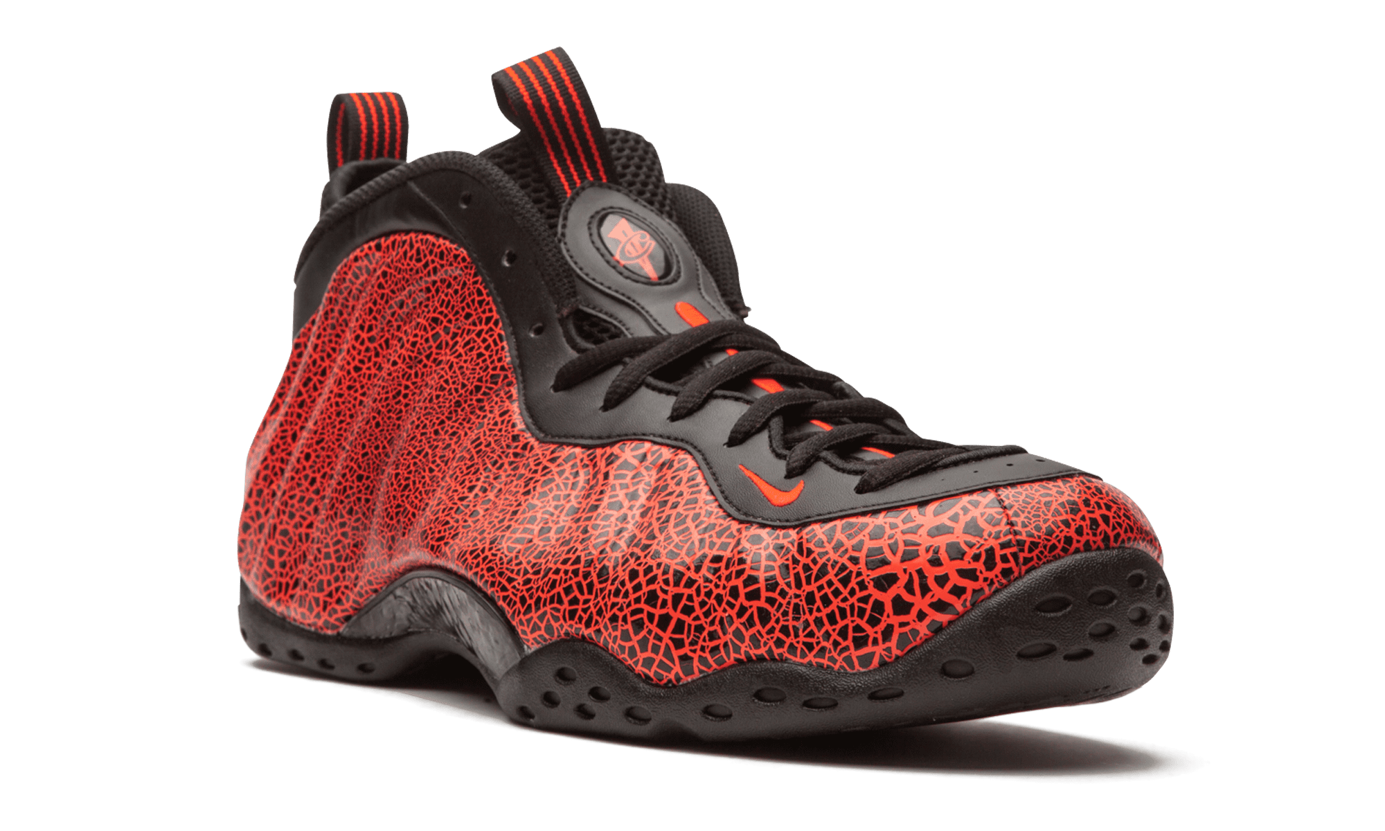 Nike Air Foamposite One Men\'s Size 9.5 \'Cracked Lava\'  314996-014 see pictures Nike Air Foamposite One Cracked Lava size 14. Black Red  main image 4