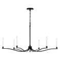 thumbnail image 7 of 52696BK Kichler Lighting Malene - 6 Light Chandelier-22.25 Inches Tall and 42 Inches Wide-Black Finish, 7 of 7