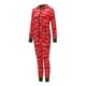 thumbnail image 2 of Mono de pijama de Navidad para mujer, ropa de dormir con cremallera, traje de fiesta con capucha, manga larga, 2 of 4