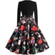 thumbnail image 5 of Vestidos para mujer Vestidos de otoño Cuello en V Manga larga Vestido de fiesta de Navidad Vestido vintage para mujer Odeerbi  ODB-5, 5 of 8