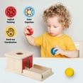 thumbnail image 2 of Caja Object Permanence Adena Montessori con bandeja y 3 bolas, 2 of 9