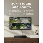 eufy 4K NVR Security Camera System S4 Max 4 Bullet-PTZ Cams, PoE Wired, 24/7 Recording, Triple Lens Bullet-PTZ Cam, 360° PTZ, Up to 16CH, Cross-Cam Tracking, 8× Auto Zoom, Smart Video Search, 2TB HDD