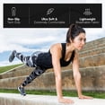 thumbnail image 3 of compresiónZ Leggings de talle alto para mujer - Pantalones de compresión de talla grande Yoga Correr gimnasio y fitness (Negro XXL), 3 of 5