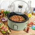 Beautiful 6 Qt Programmable Slow Cooker, Sage Green by Drew Barrymore