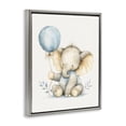 thumbnail image 2 of Stupell Industries Bohemian Watercolor Nursery Elephant Gray Floating Frame Canvas Art, 17 x 21, by LSR Design Studio, 2 of 8