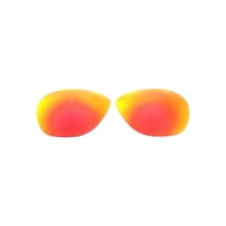 Walleva Fire Red Polarized Replacement Lenses for Maui Jim Castles Sunglasses