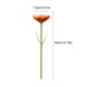 thumbnail image 3 of Lámpara de escritorio inalámbrica de flores | Luz LED recargable ajustable de cuello de ganso con puerto USB, 3 modos de color, regulación sin escalones, 16" de alto, rosa/rojo/amarillo/naranja, 3 of 7