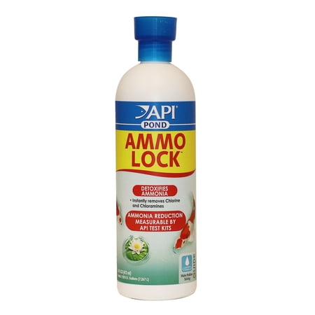 API Ammo Lock Ammonia Detoxifier for Ponds [Pond Water Conditioners, Pond Supplies] 48 oz (3 x 16 oz)