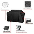 thumbnail image 3 of MYG BBQ Cover Heavy Duty Waterproof Rain Gas Barbeque Grill Garden Protector 7 Sizes, 3 of 7
